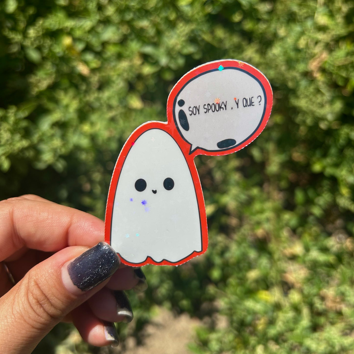 LATIN GHOST STICKER