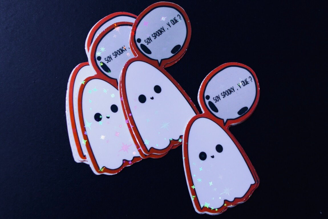LATIN GHOST STICKER