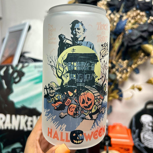 MYERS HAUNTED HOUSE GLASS CUP