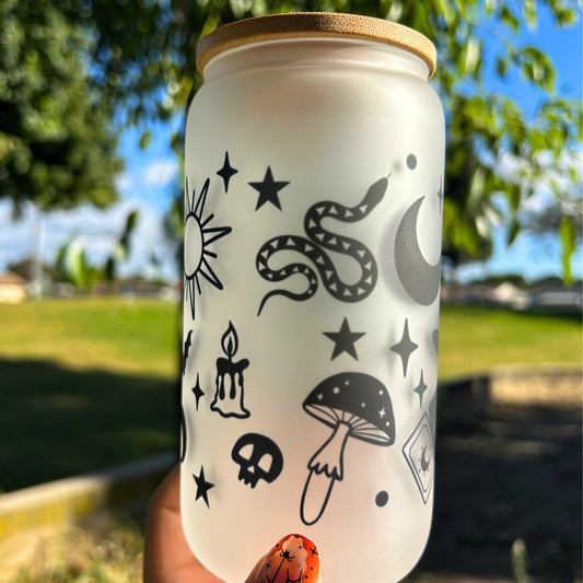 WITCHY GLASS CUP